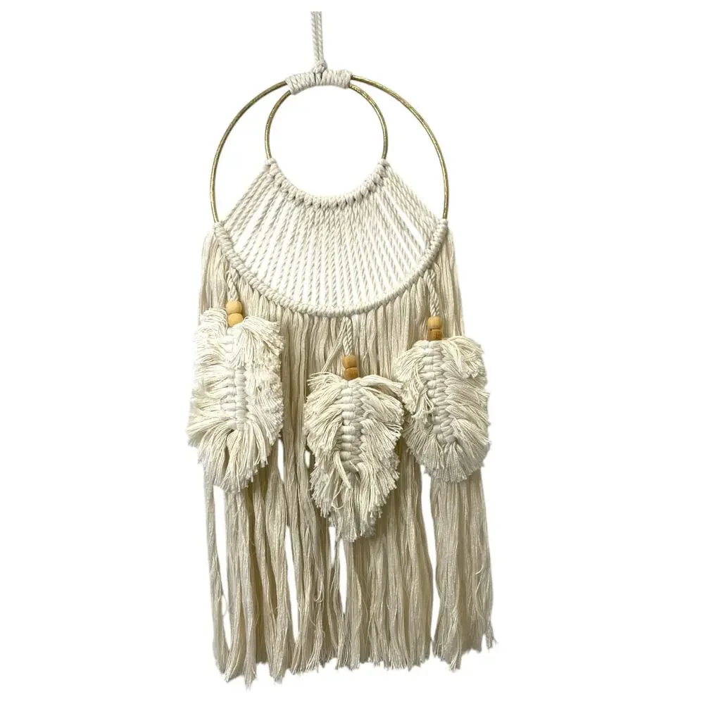 Macrame Wall Hanging Dreamcatcher Boho Hippie Festival Good Vibes Decor Tranquil